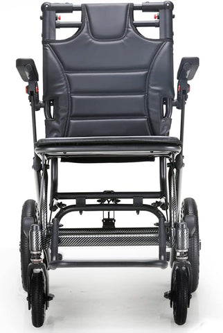 Lightweight Folding Travel Wheelchair Transport Chair_with Handle